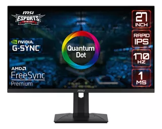 Monitor Msi 27 G274qpf-qd 2k 170hz Ips Gsync Fsync 1ms Usb-c