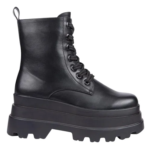 Bota Moto Suela Track Goodyear Negro Mujer 2944