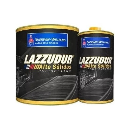 Tinta Automotiva Pu Preto Ninja Alto Sólidos Kit 1,35litro
