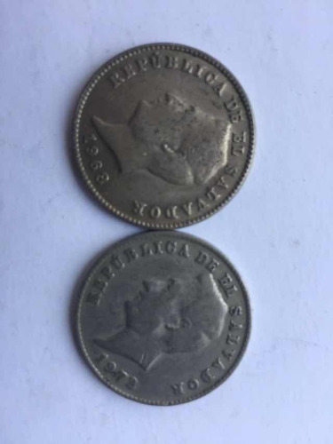 Moneda 10 Centavos El Salvador 1968 Y 1972