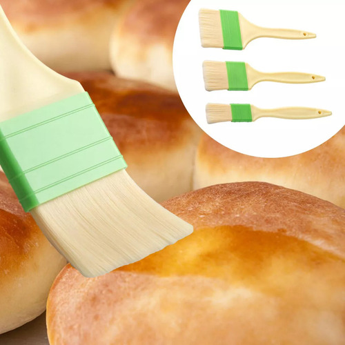 3 Pinceles Para Repostería, Pinceles Para Aceite, Pinceles