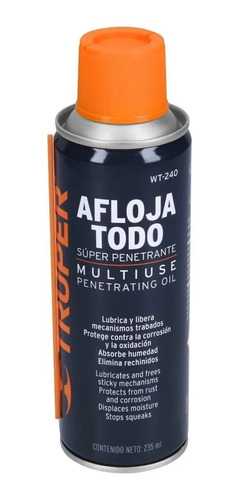 Aceite Aerosol Aflojatodo Antioxidante Truper 235mm 