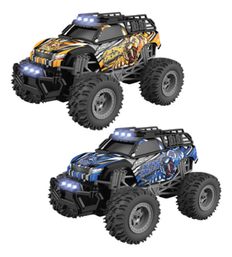 Auto R/c 1:14 2.4g Con Luz 2328897 Color Personaje Fierce