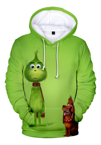 Sudadera Con Capucha De Navidad Grinch Cosplay