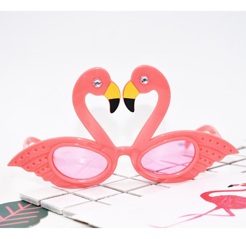 Gafas De Terre Flamenco Cóctel Hawaiano Gafas Rosado