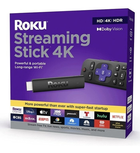 Roku Streaming Stick 4k 2021 4k/hdr/dolby Control Voz Y Tv