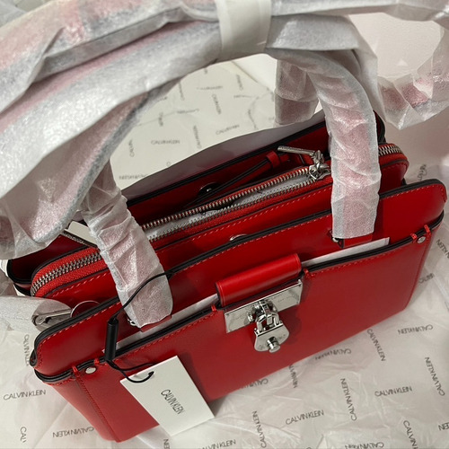 Bolsa Calvin Klein Satchel Daytona Cuero Piel 100% Original