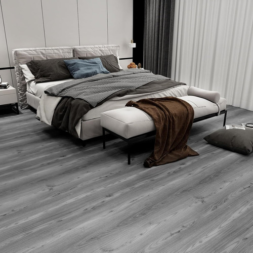 Autoadhesivas Papel Pintado Revestimientos Desuelos 36piezas Veta De Madera Gris