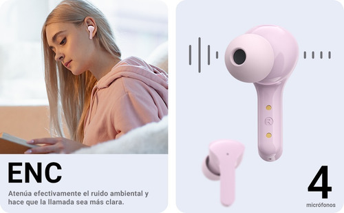 Imagen 2 de 8 de Audífonos Acefast Inalámbricos Con Bluetooth Y Pantalla Led
