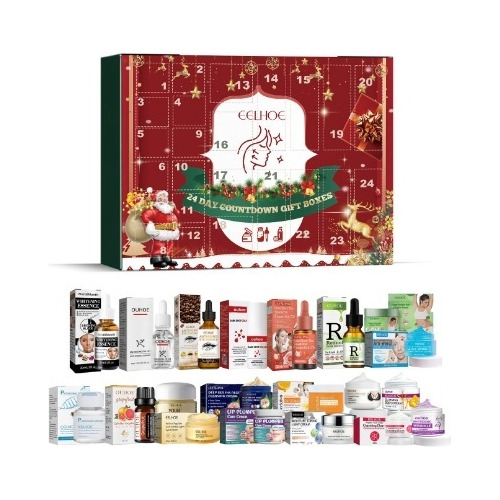 2023 Niñas Maquillaje Calendario De Adviento 24pcs Navidad