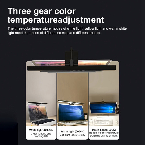 Barra De Luz Para Monitor, Lámpara Led De Escritorio, Regula