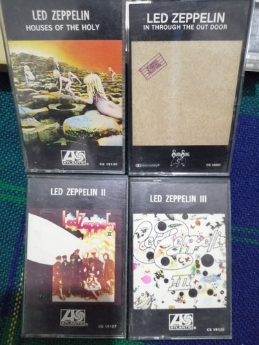 Led Zeppelin Colección 4 Cassette Orginales