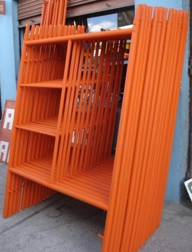 Imagen 5 de 6 de Andamio Tubular Apilable - Irrompible 130x185x250cm - Oferta
