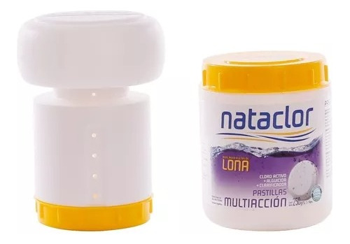 Kit Nataclor  Pileta Lona Multiaccion 1/4 Kg + Boya 