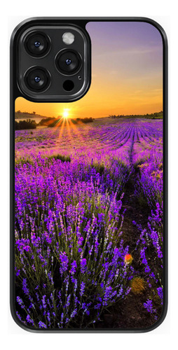 Funda Compatible Con iPhone De  Flores Lavanda #7