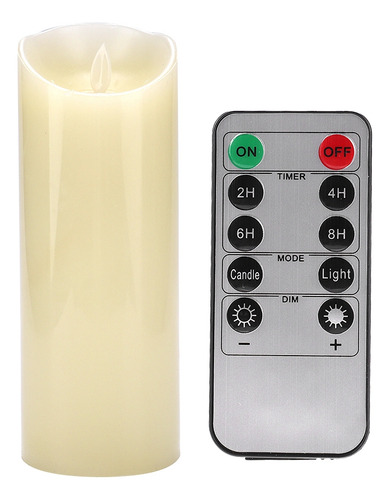 Lámpara De Luz Led Con Forma De Vela Buena Decoración Sin L
