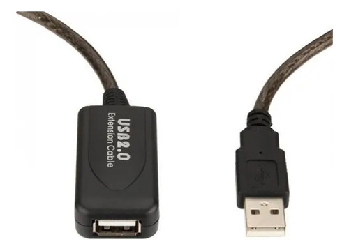 Imagen 3 de 4 de Cable De Extension Alargue Usb 2.0 Activo 5 Mts - Mallado