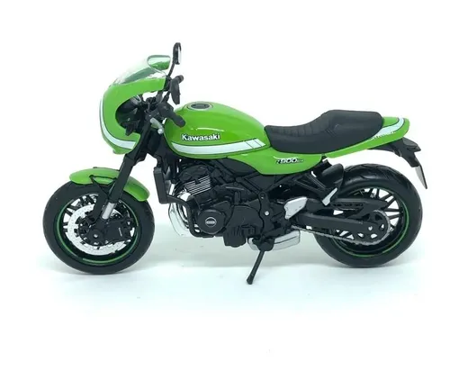 Miniatura Moto Kawasaki Z900rs Cafe Verde Preto 1:12 Maisto