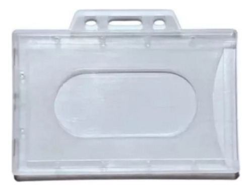 Porta Plastico Transparente Credencial 50 Pcs