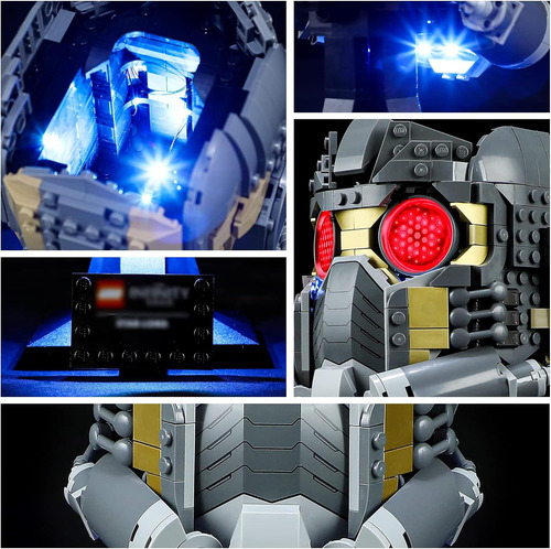 Luz Led Led Yeabricks Para Lego-76251 Marvel Star-lords Bloq