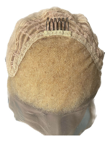 Perucas Front Lace Cabelo Humano Loira 45cm Repartição Livre