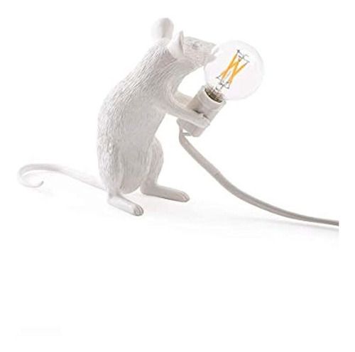 Clfine - Lámpara De Mesa Moderna De Resina Diseño De Ratón