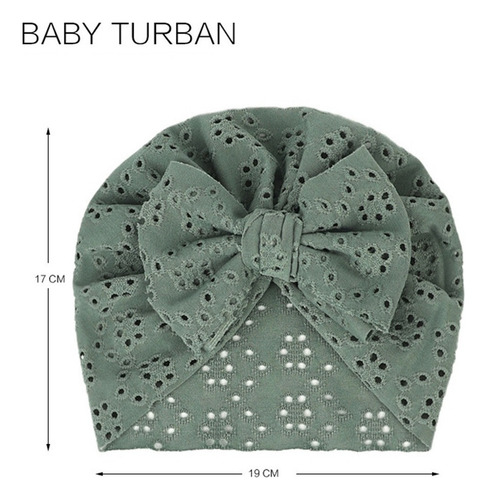 Turbante Diademas Moño Gorritos Para Bebé Niña 6 Piezas