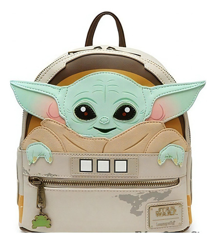 Mini Mochila Baby Yoda/grogu Loungefly Color Verde