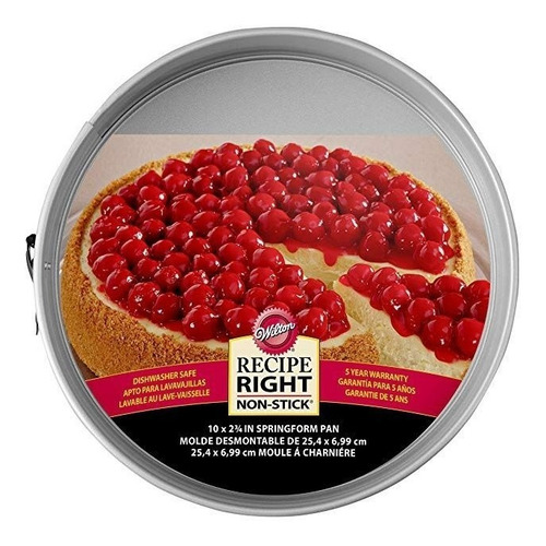 Imagen 1 de 5 de Molde Desmontable Redondo 25 Cm Wilton Titanweb