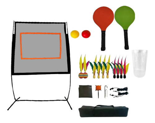 Bádminton Net Set Con Reemplazo De Bolsa De Almacenamiento