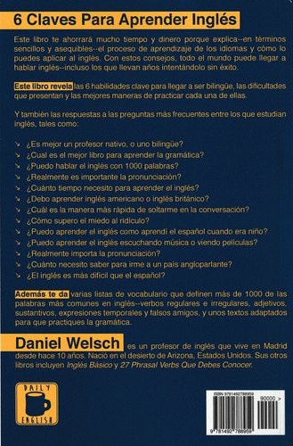 6 Claves Para Aprender Inglés. Daniel Welsch