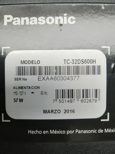 Fuente De Poder Para Tv Panasonic Smart Tv Tc-32ds600h (Usado)