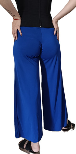 Palazzo Azul Talle 3 Tiro Medio Outfit Casual Fiesta De Dia