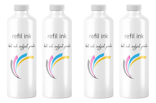 Kit 500ml Compatible Epson L121 L3210 L3251 L3150 L5290 5190