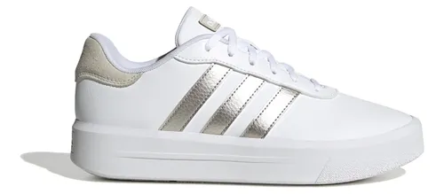 Adidas branco e best sale dourado