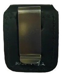 Estuche Para Encendedor Zippo Original En Cuero Negro