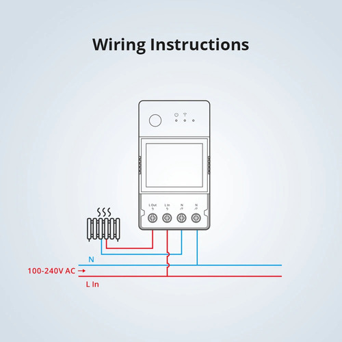 Sonoff Pow Elite 16a Wifi Consumo Kw Powr316d Ewelink Alexa