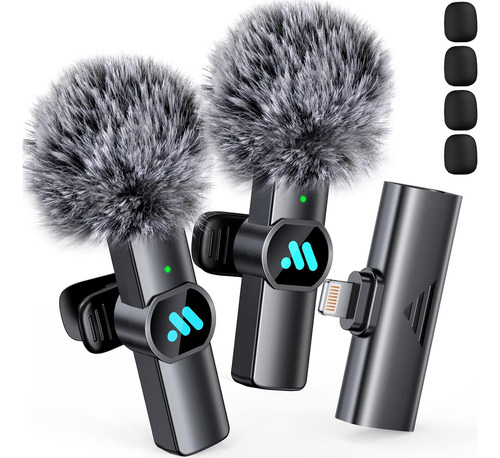 Set De Microfonos Leettus, Inalambrico, Para Celulares