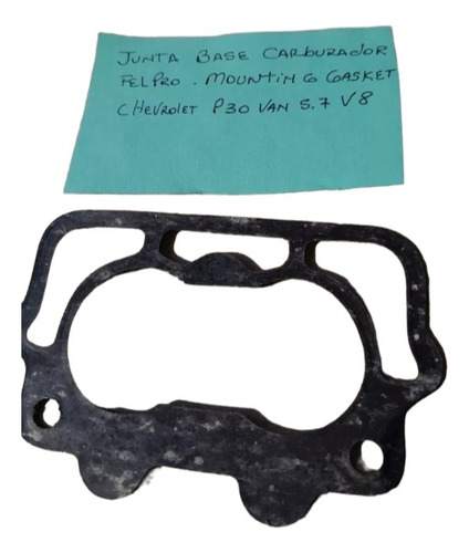 Junta Base Carburador Mounting Gasket Chevrolet V8