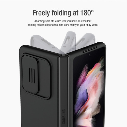 Samsung Galaxy Z Fold 3 5g Carcasa Camshield Nillkin Silky