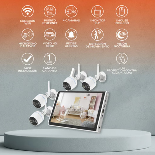 Sistema De Monitoreo Inalámbrico Interior/exterior Tecnolite