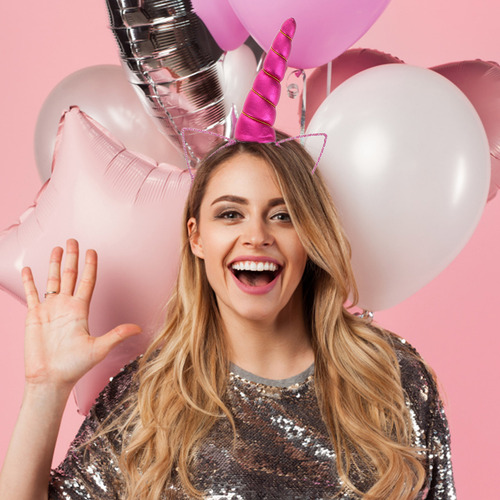 Diadema De Unicornio Para Niños, 4 Unidades: Artículos De Fi