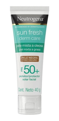 Protector Solar Facial Neutrogena Sun Fresh Tono Oscuro 40g