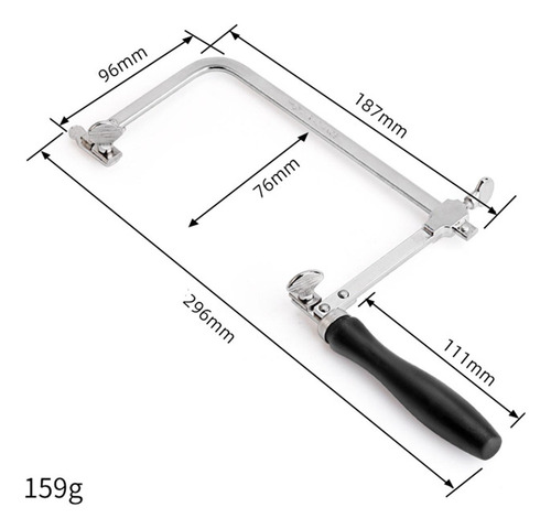 De Arco Para Joyeros, De Madera Y Metal Con 12 Ajustable