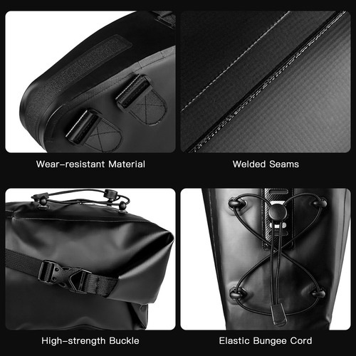 W Bolsa De Asiento De Bicicleta De Gran Capacidad De 10