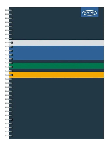 Cuaderno Triple 150 Hojas Tapa Emplacada Essential Artel Color Azul