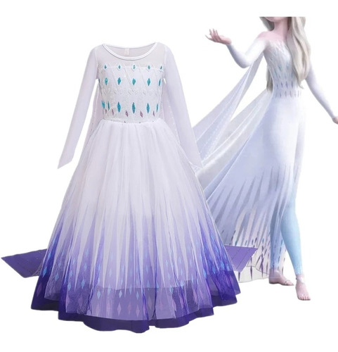 Vestido De Niña Para Fiesta Frozen 2 Frozen Dos Elsa Ana | Envío gratis