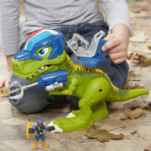 Playskool Heroes Chomp Squad Troopersaurus, Luces Y Sonidos