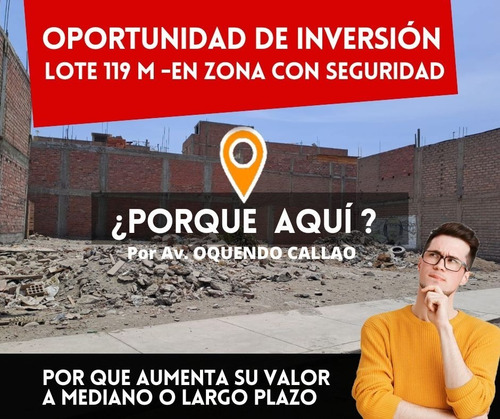 Imagen 2 de 6 de Invierte Seguro!! Lote En Urb. Con Seguridad Y Vigilancia. Por Canta Callao