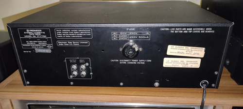 Deck Casetera Simple Pioneer Ct-f750 Japan Funciona C/dtalle (Usado)